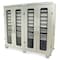 Harloff Quad Column Medical Storage Cabinet, Glass Doors, Key Lock MSPM84-00GK - alternate 1